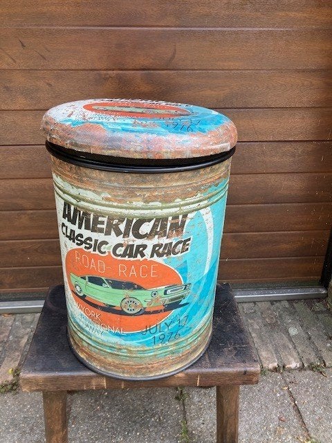 Ford Mustang vintage prullenbak, Minder dan 10 liter, Ophalen of Verzenden, Nieuw
