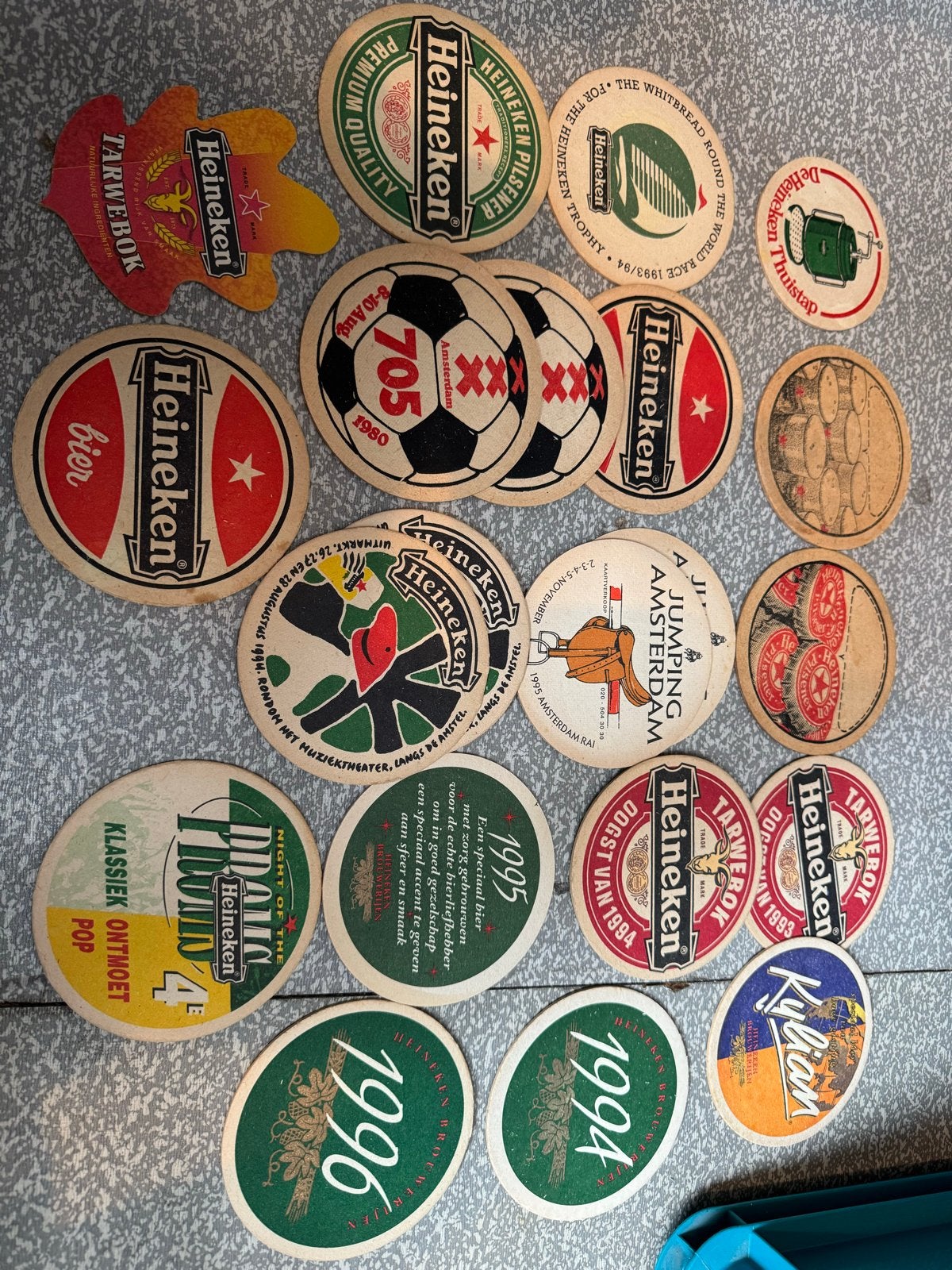 Heineken Viltjes Collectie - Diverse Jaren en Ontwerpen, Ophalen of Verzenden, Gebruikt, Viltje(s), Heineken