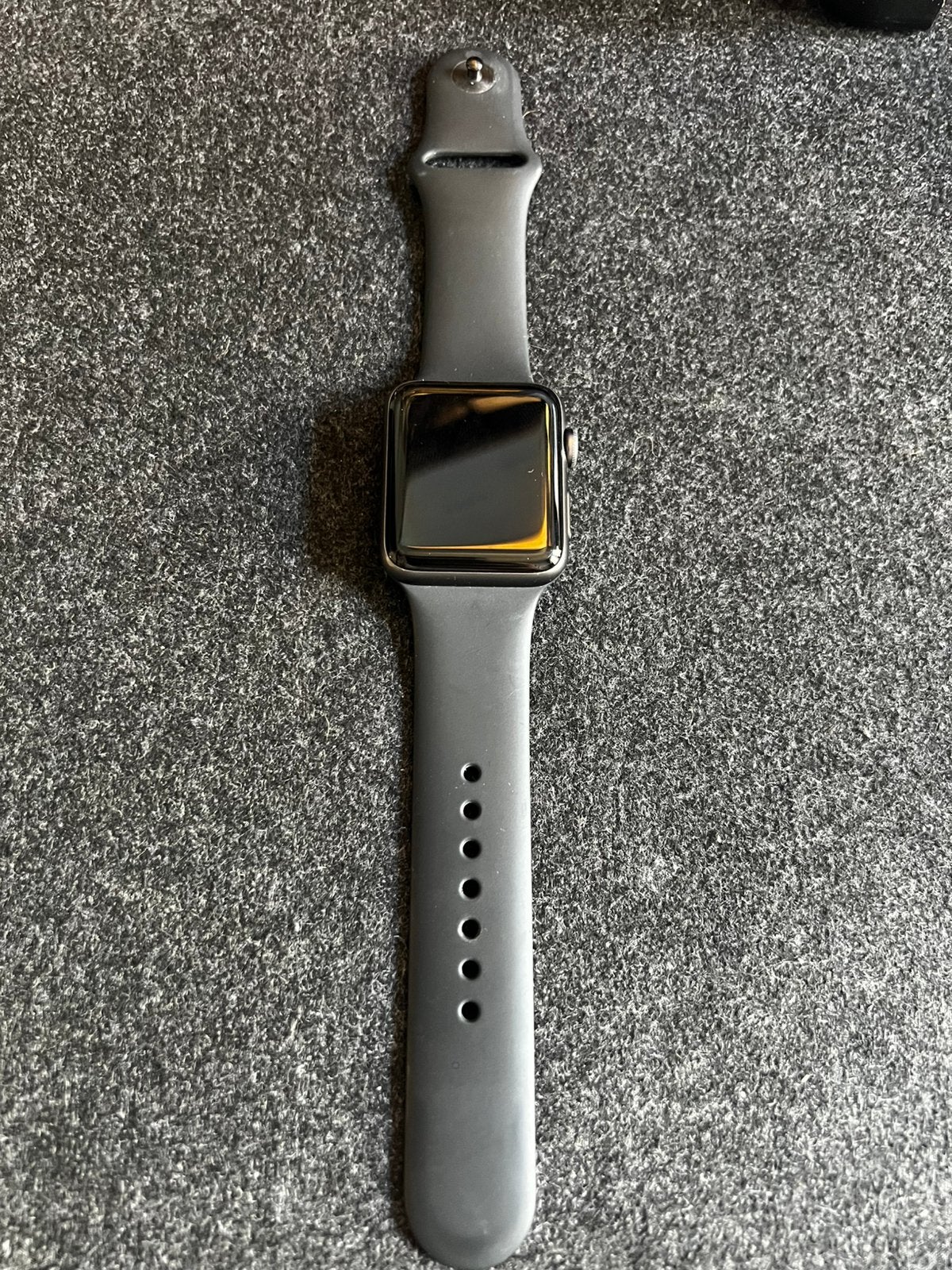 Apple Watch Series 3 GPS - excellent battery health (97%), Ophalen, Zwart, IOS, Zo goed als nieuw
