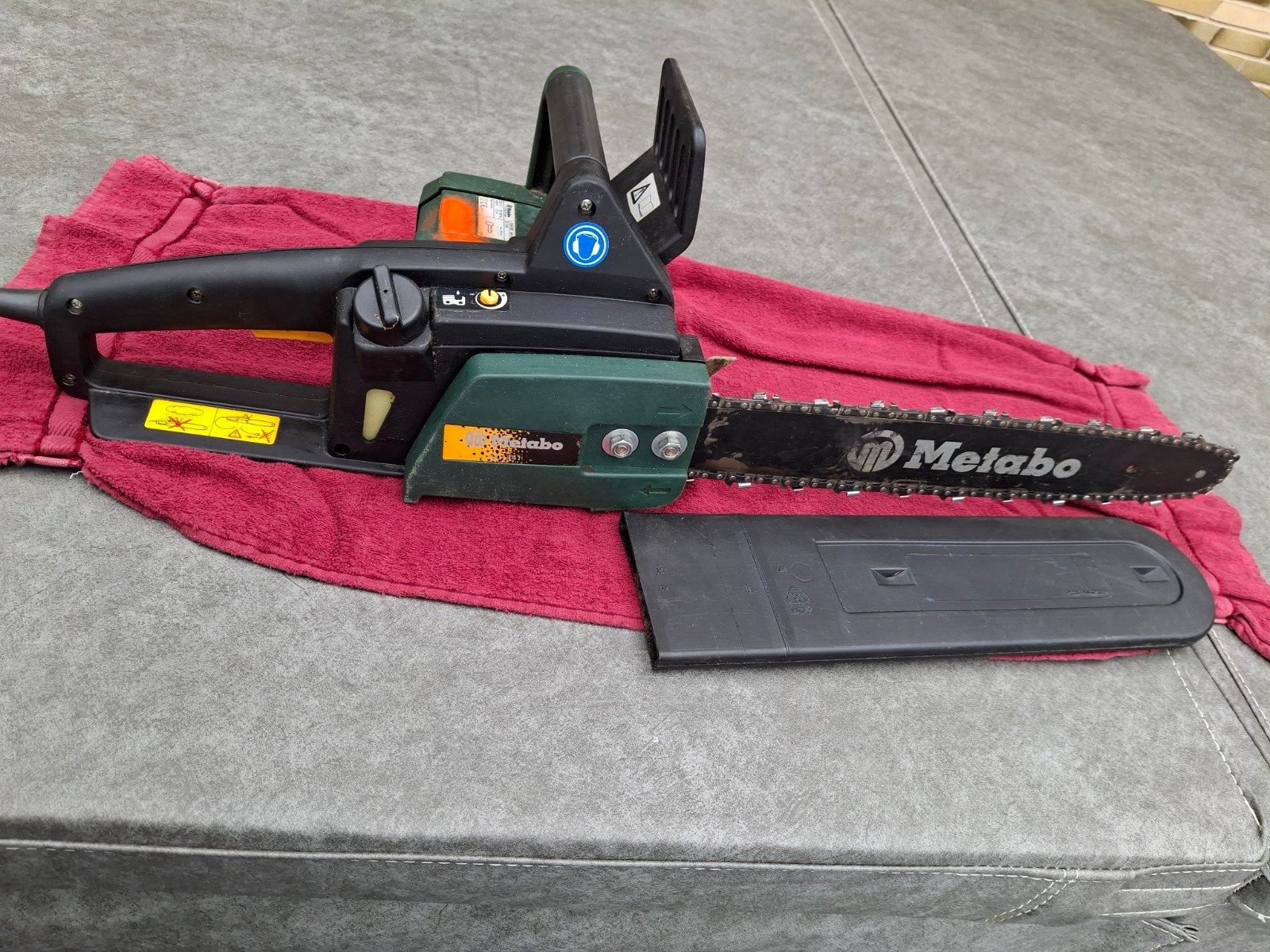 kettingzaag 40 cm metabo electrisch, Ophalen of Verzenden, Gebruikt, Metabo