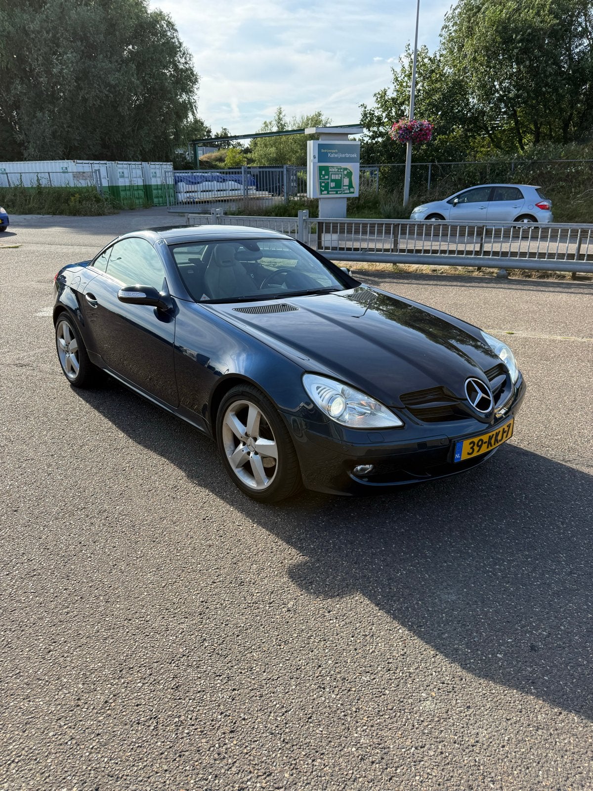 Mercedes-Benz SLK 1.8 Slk200 Kompr Roadster AUT 2005 Blauw, Auto's, Mercedes-Benz, Particulier, SLK, ABS, Airbags, Airconditioning