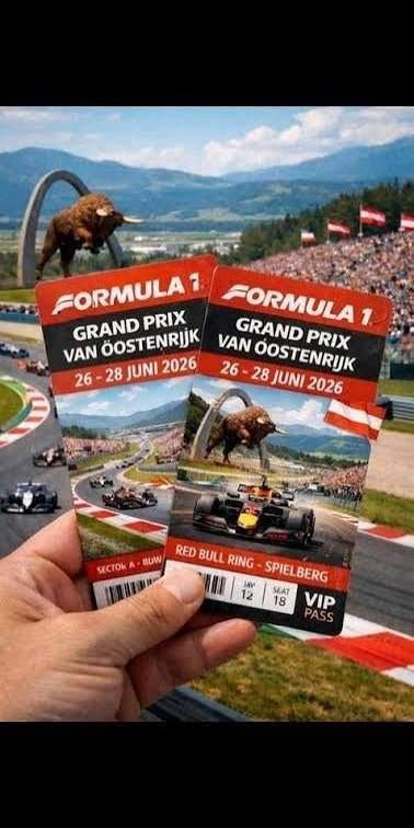 2 kaarten formule 1 Oostenrijk, Twee personen