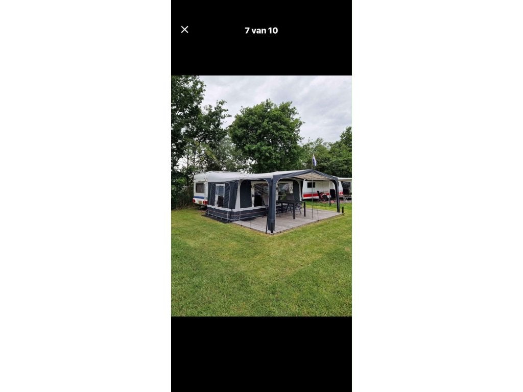 Hobby excellent easy 495 UL Enkele bedden Mover tent, Rondzit, Bedrijf, 4 tot 5 meter, Overige typen