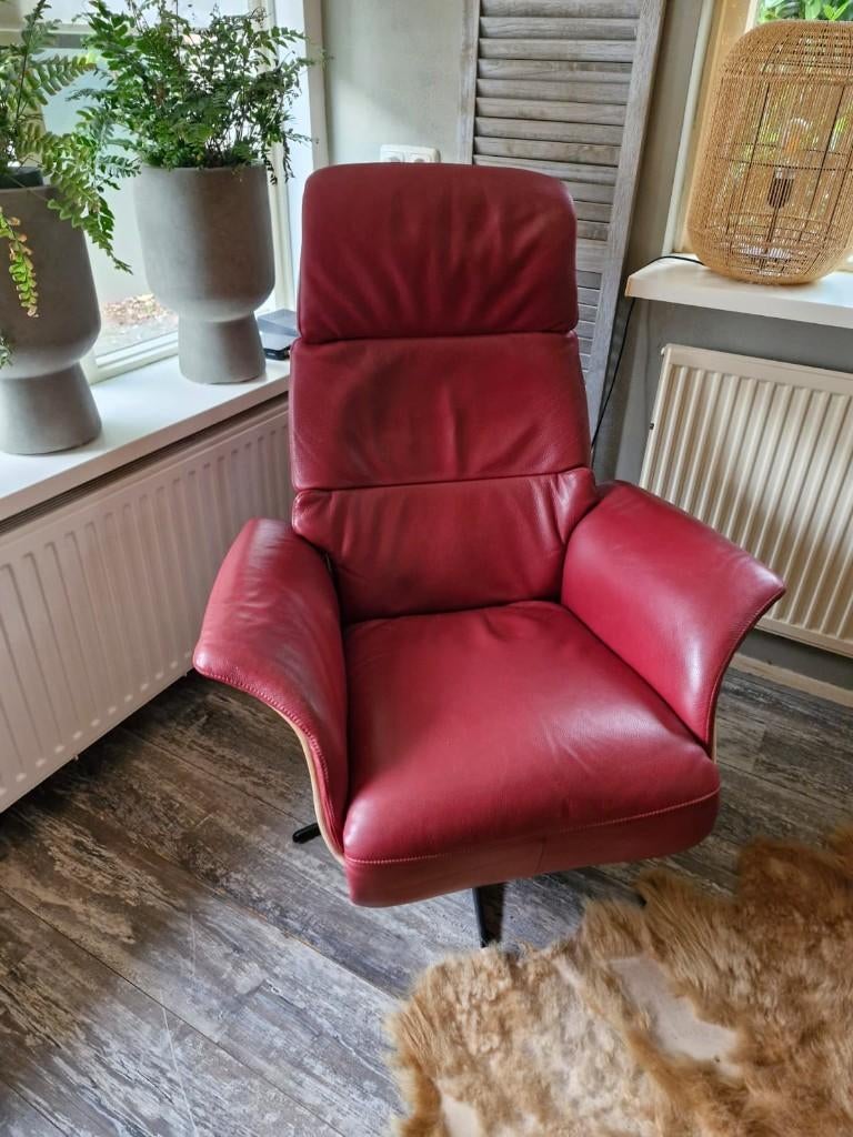Relax fauteuil, Huis en Inrichting, Fauteuils, Ophalen, Minder dan 75 cm, 75 tot 100 cm, Leer