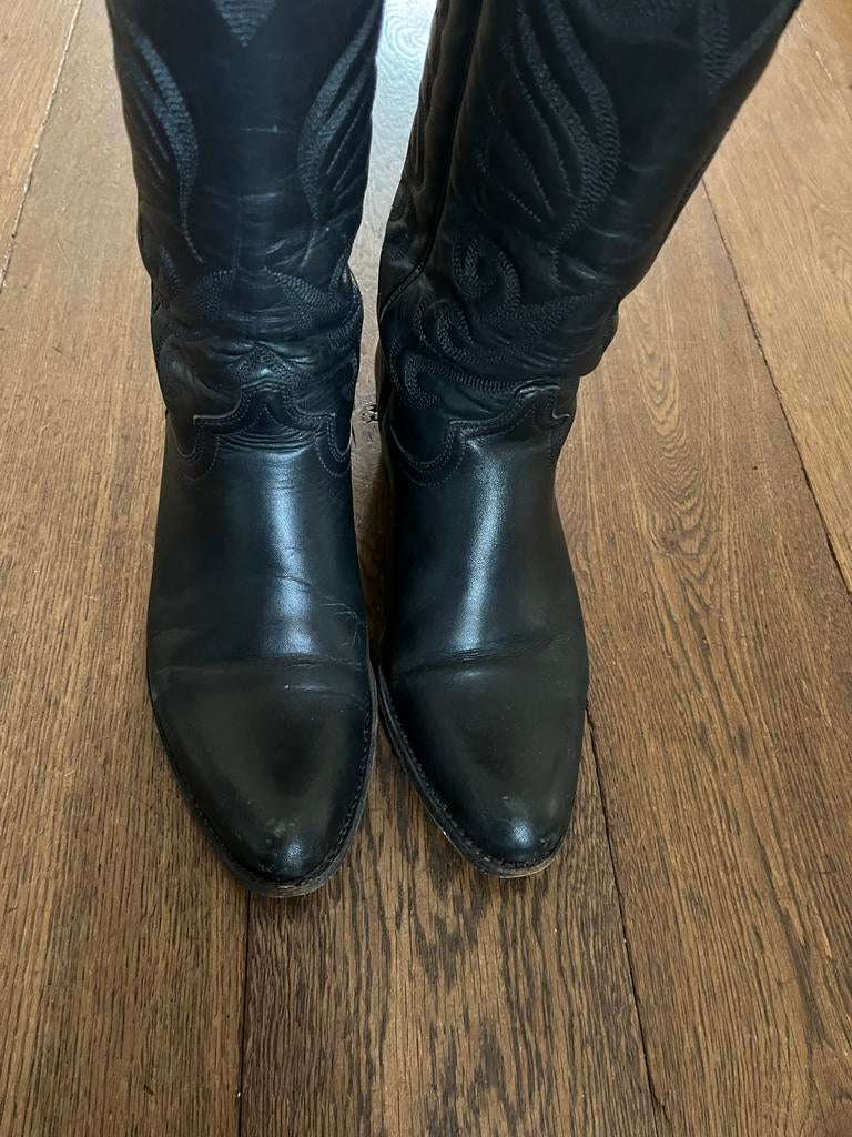 Sendra laarzen, Ophalen, Gedragen, Zwart, Hoge laarzen