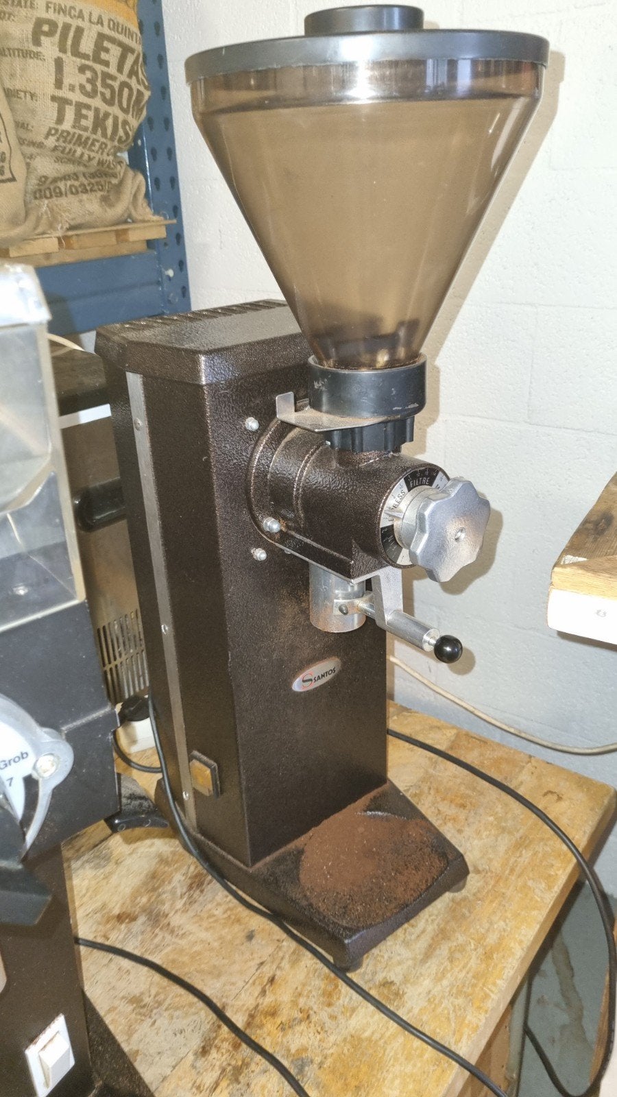 Santos 04 shop grinder, nieuwe maalschijv, Info@espressowerkplaats.nl, Overige modellen, Amsterdam, 10 kopjes of meer