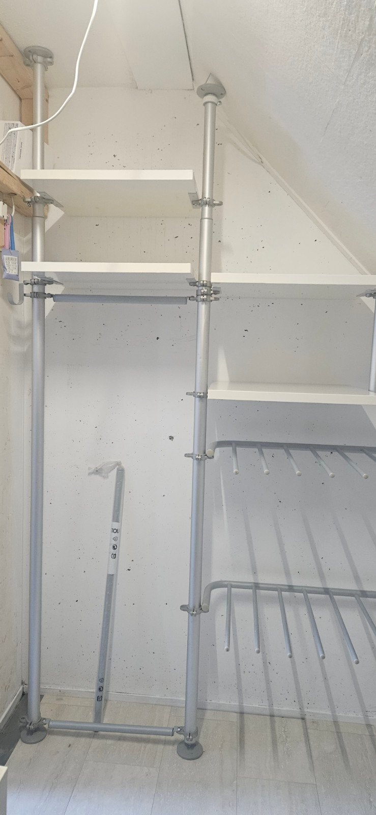 Ikea stolmen systems, inloopkast, garderobekast, Ophalen, Gebruikt, 25 tot 50 cm, 200 cm of meer