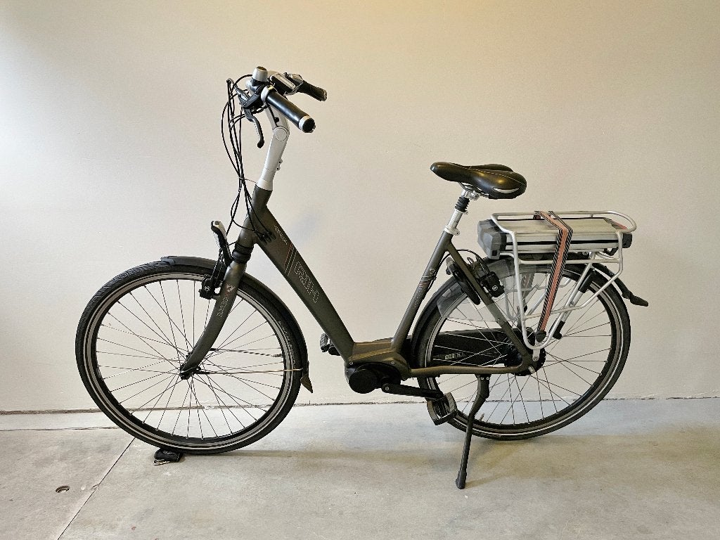 elektrische damesfiets -met accurapport, 53 tot 56 cm, Velgrem, Versnellingen, Zo goed als nieuw