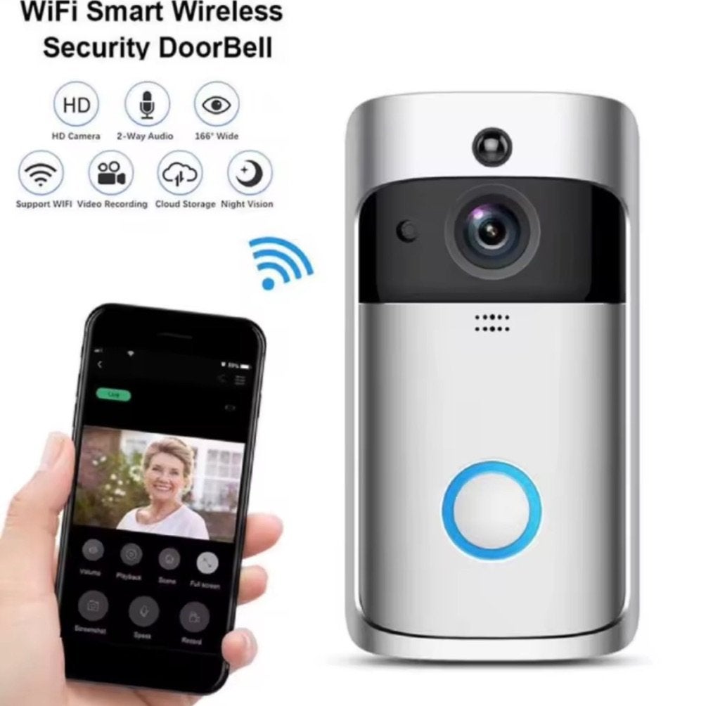 Smart Video Deurbel – HD Camera – Extra Batterijen + Lader, Huis en Inrichting, Ophalen of Verzenden, Bewegingsdetectiesensor