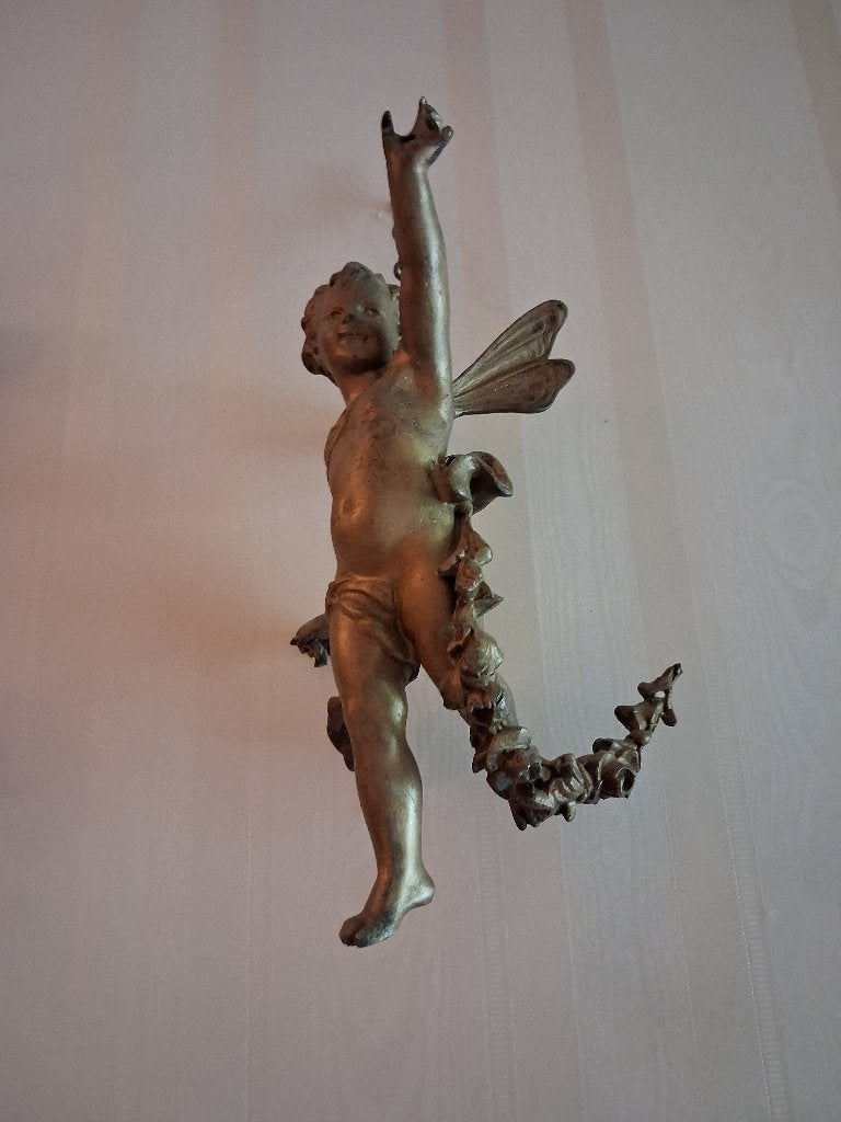 Antiek Brons Engelen , 3 Stuks, GERESERVEERD, Ophalen of Verzenden