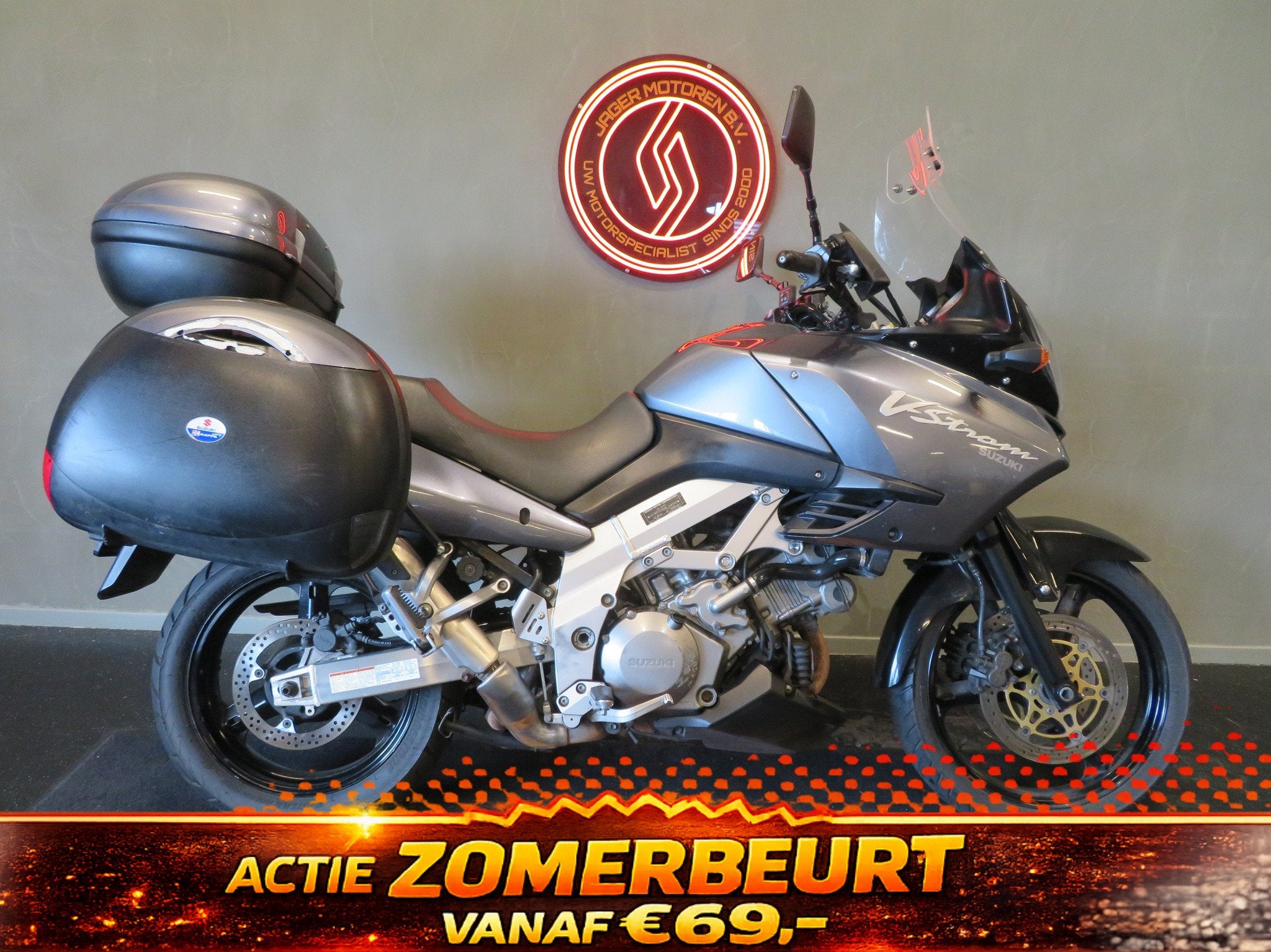 Suzuki DL 1000 V-STROM KOFFERS (bj 2002), Motoren, Motoren | Suzuki, Bedrijf, Toermotor