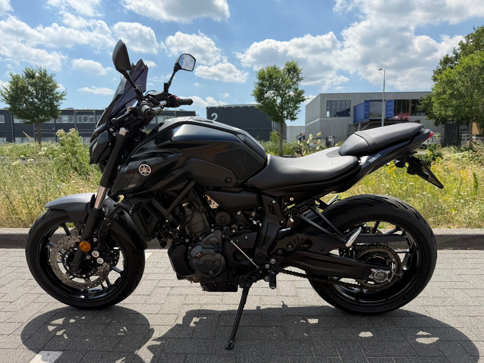 Yamaha MT07 TechBlack 2022, Particulier, Naked bike