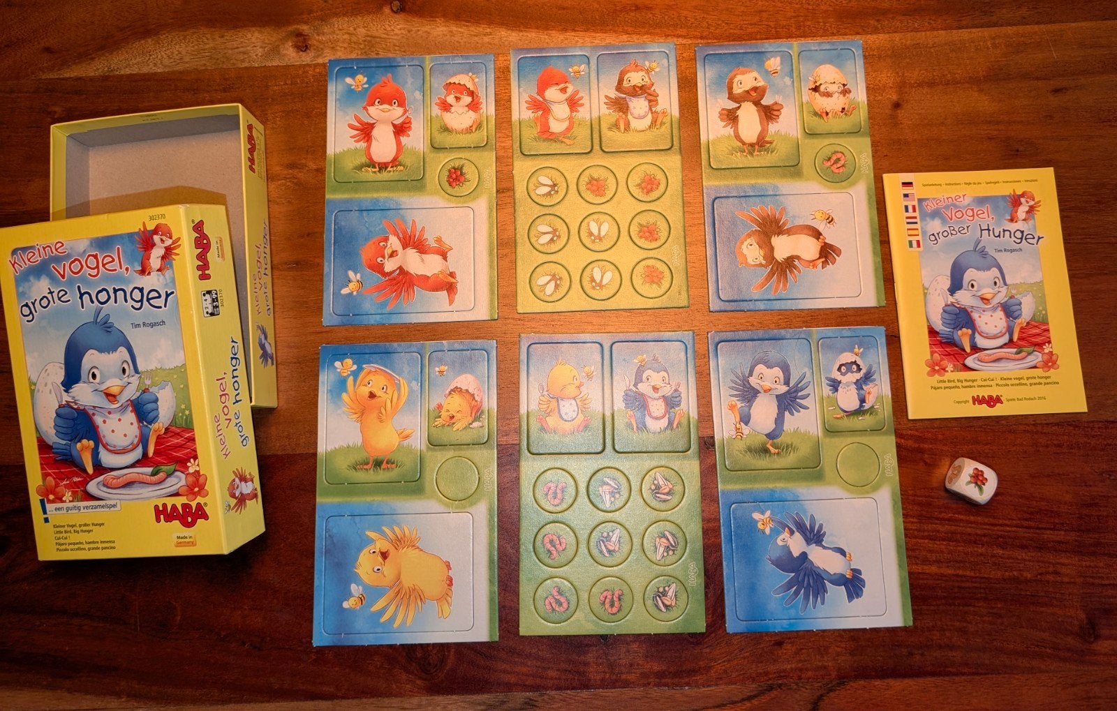 Kleine Vogel Grote Honger Spel - HABA, Hobby en Vrije tijd, Drie of vier spelers, Ophalen, Nieuw, HABA