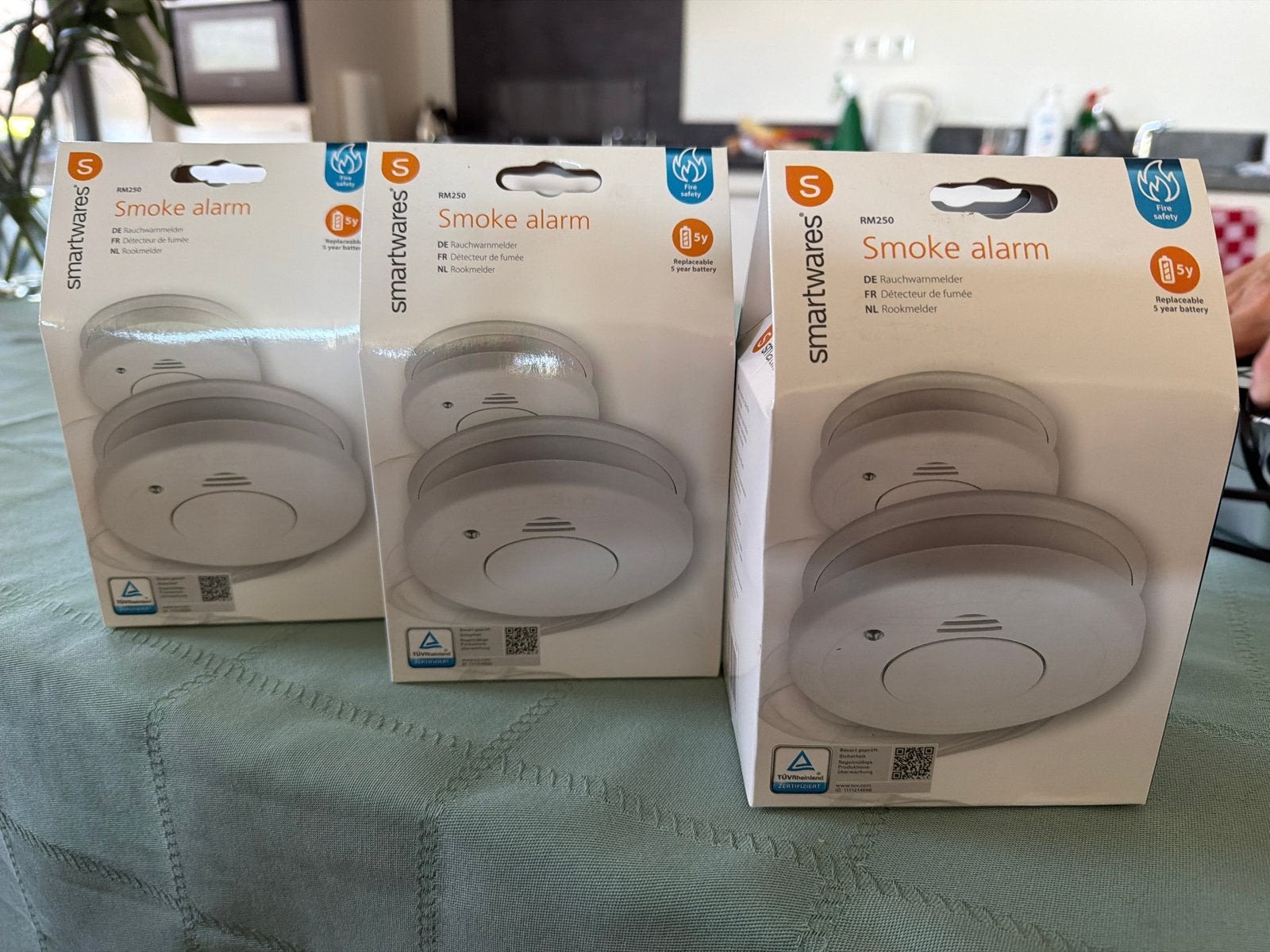 5 Smartwares rookmelders - Nieuw en zo goed als nieuw, Ophalen of Verzenden, Zo goed als nieuw, Detector, Sensor of Melder, Rook