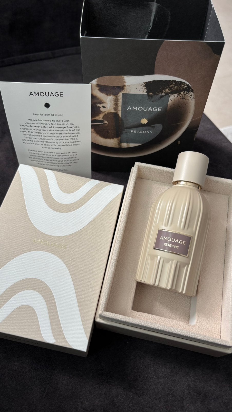 Amouage reasons, Verzenden, Nieuw, Parfumfles, Gevuld