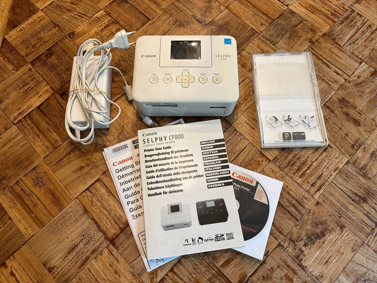 Canon Selphy CP800 compacte fotoprinter, Gebruikt, Fotoprinter, PictBridge, Kleur printen