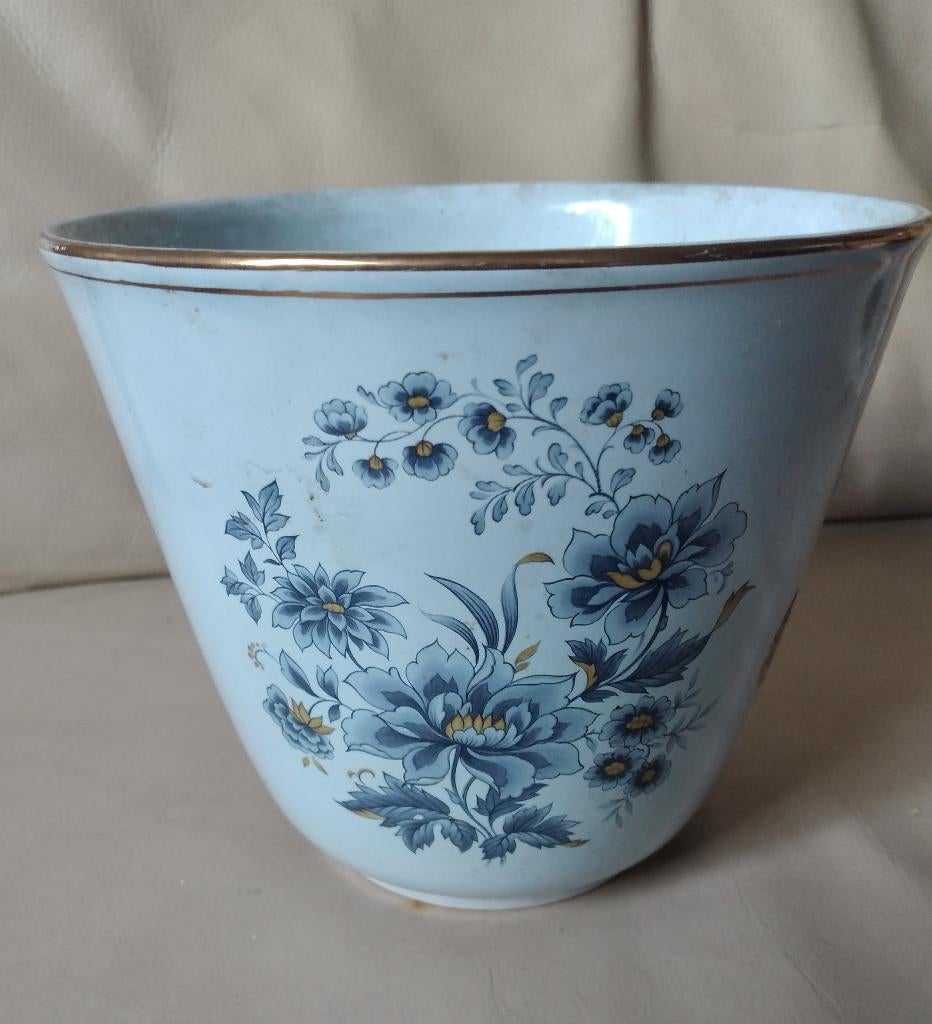 Vrolijke bloempot van Flora Gouda, Ophalen of Verzenden