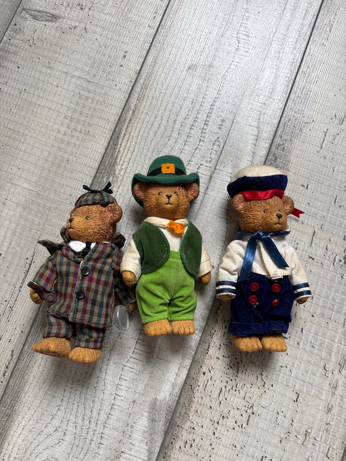 Set van 3 decoratieve teddyberen in kostuum, Ophalen, Zo goed als nieuw