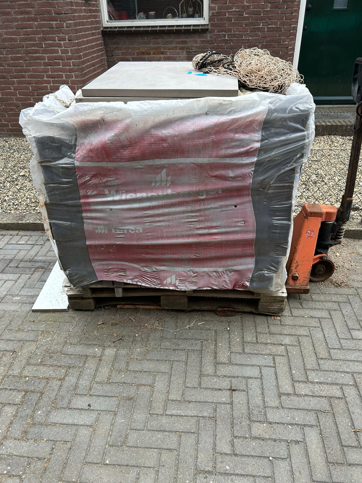Nieuwe Wienerberger gevelstenen. 2pallets, Ophalen, Nieuw, Bakstenen