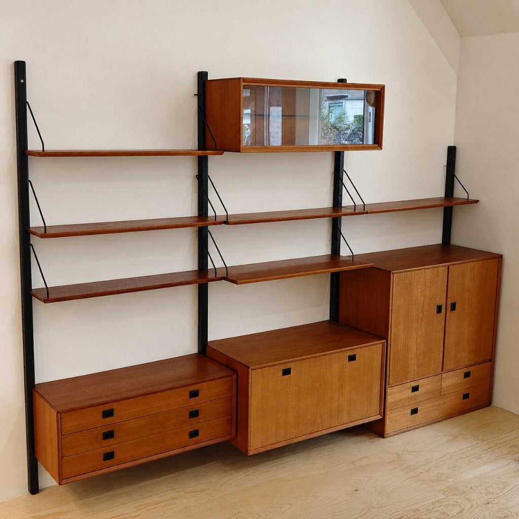 Vintage modulaire Topform wandkast / wandsysteem, Huis en Inrichting, Ophalen, Gebruikt, Onbekend, Onbekend