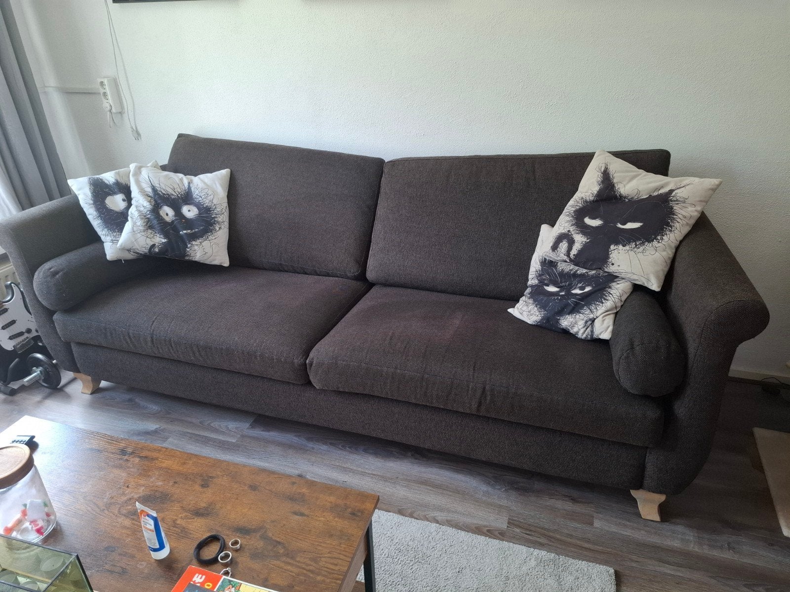 Grote comfortabele bank(3,5 zitter), Ophalen, Gebruikt, Stof
