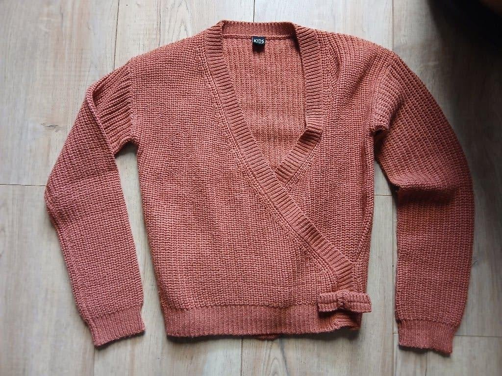 Overslag trui maat 146/152, Ophalen of Verzenden, Gebruikt, Meisje, Trui of Vest