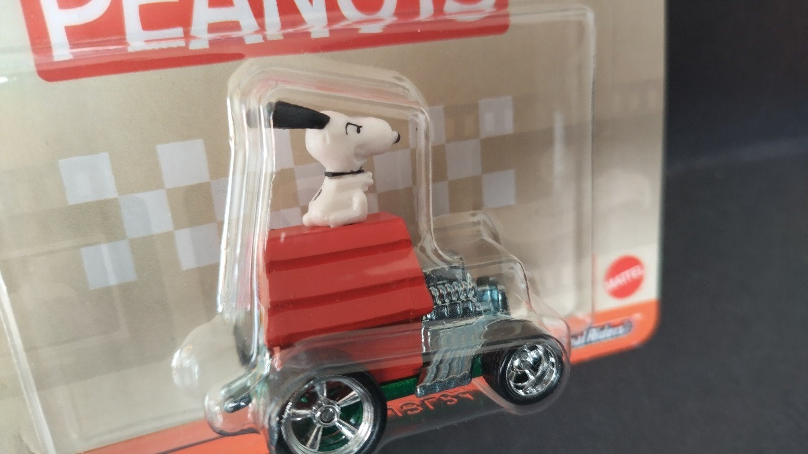 Snoopy Peanuts Hotwheels Premium Real riders Pol, Auto, Verzenden, Nieuw, M