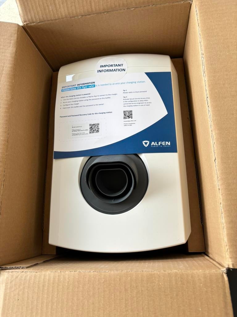 Nieuwe alfen eve single s-line met MID meter, Auto diversen, Laadpalen, Ophalen of Verzenden, Nieuw