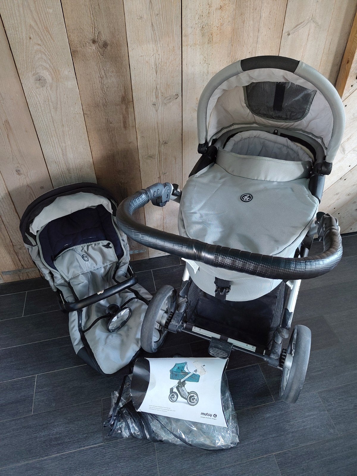 Mutsy Evo kinderwagen / buggy, Ophalen, Gebruikt, Combiwagen, Mutsy
