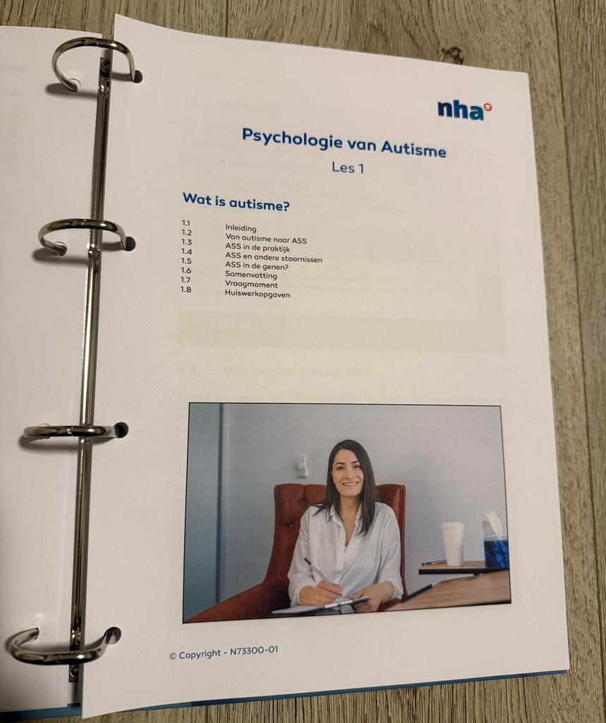 NHA Cursus – Psychologie van Autisme (compleet), Ophalen of Verzenden, Zo goed als nieuw, Meerdere media
