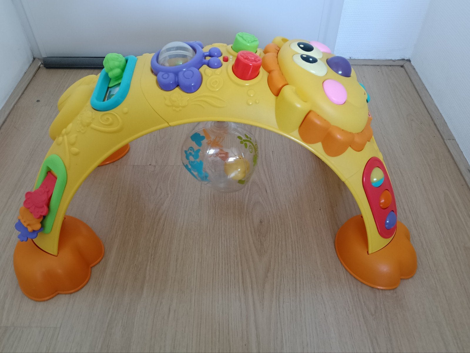 Diverse babyspeelgoed set: speelleeuw, piano, bal en olifant, Ophalen, Gebruikt, Overige typen, Met licht