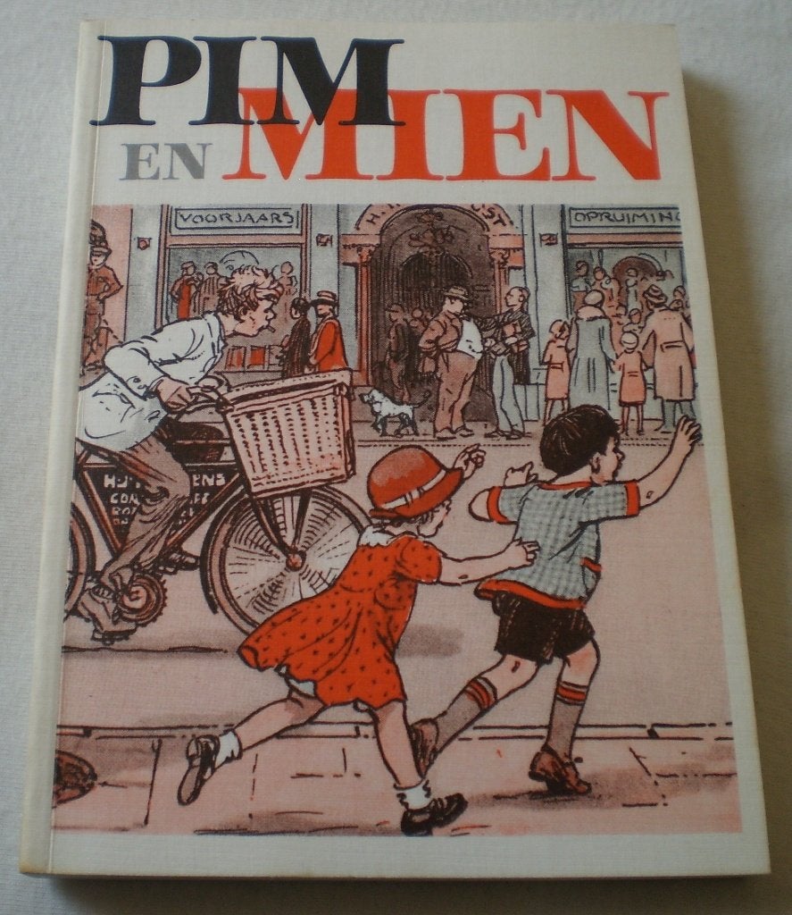 Pim en Mien - Ligthart Scheepstra Jetses, 5 of 6 jaar, Fictie algemeen, Jan Ligthart en H. Scheepstra, Jongen of Meisje
