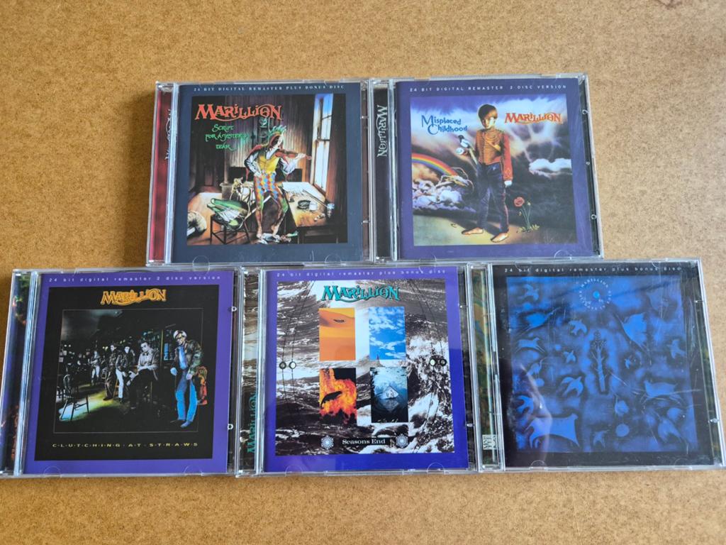 Marillion collectie 5x 2cd expanded editions, Ophalen of Verzenden, Zo goed als nieuw, Progressive