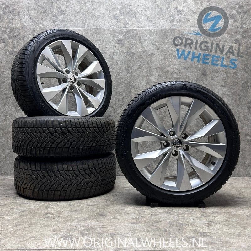 18 inch originele velgen + winterbanden  Skoda Superb