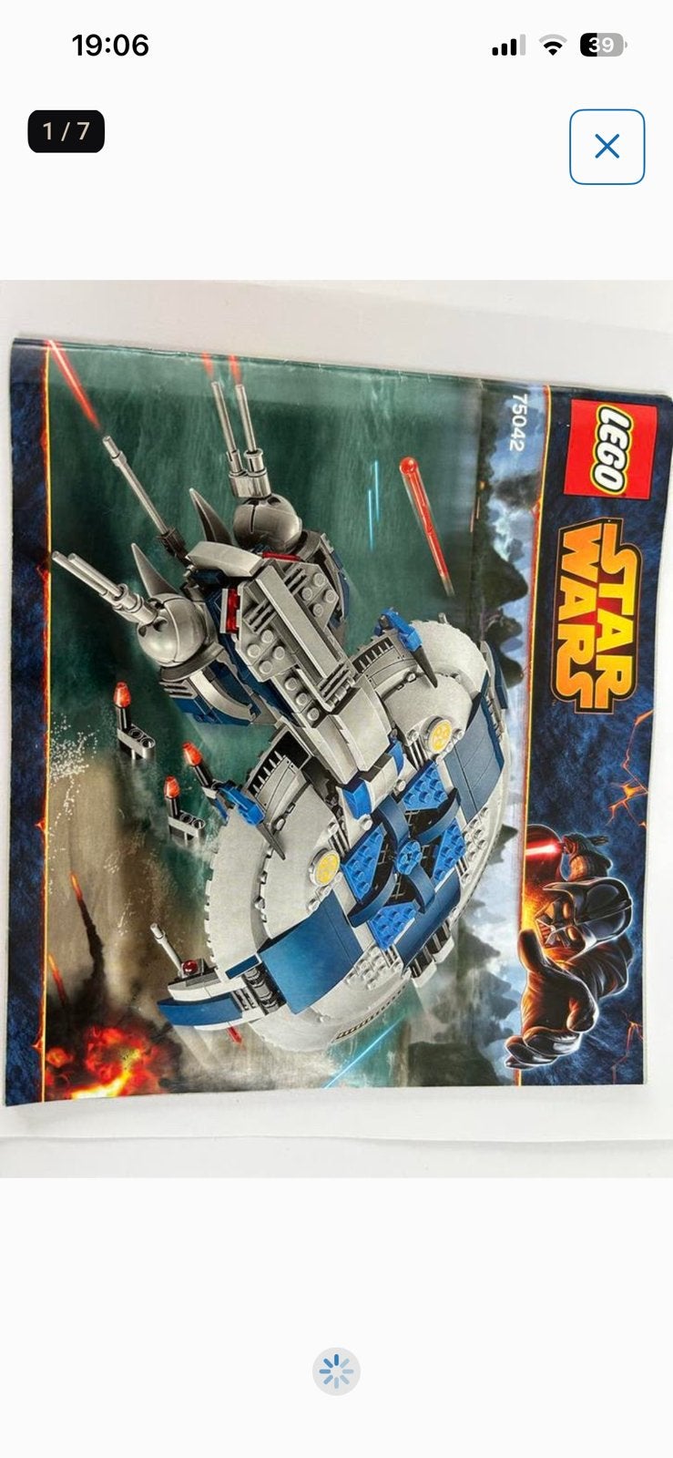 LEGO Star Wars set 75042 Droid Gunship, Star Wars, Lego, Overige typen, Ophalen of Verzenden