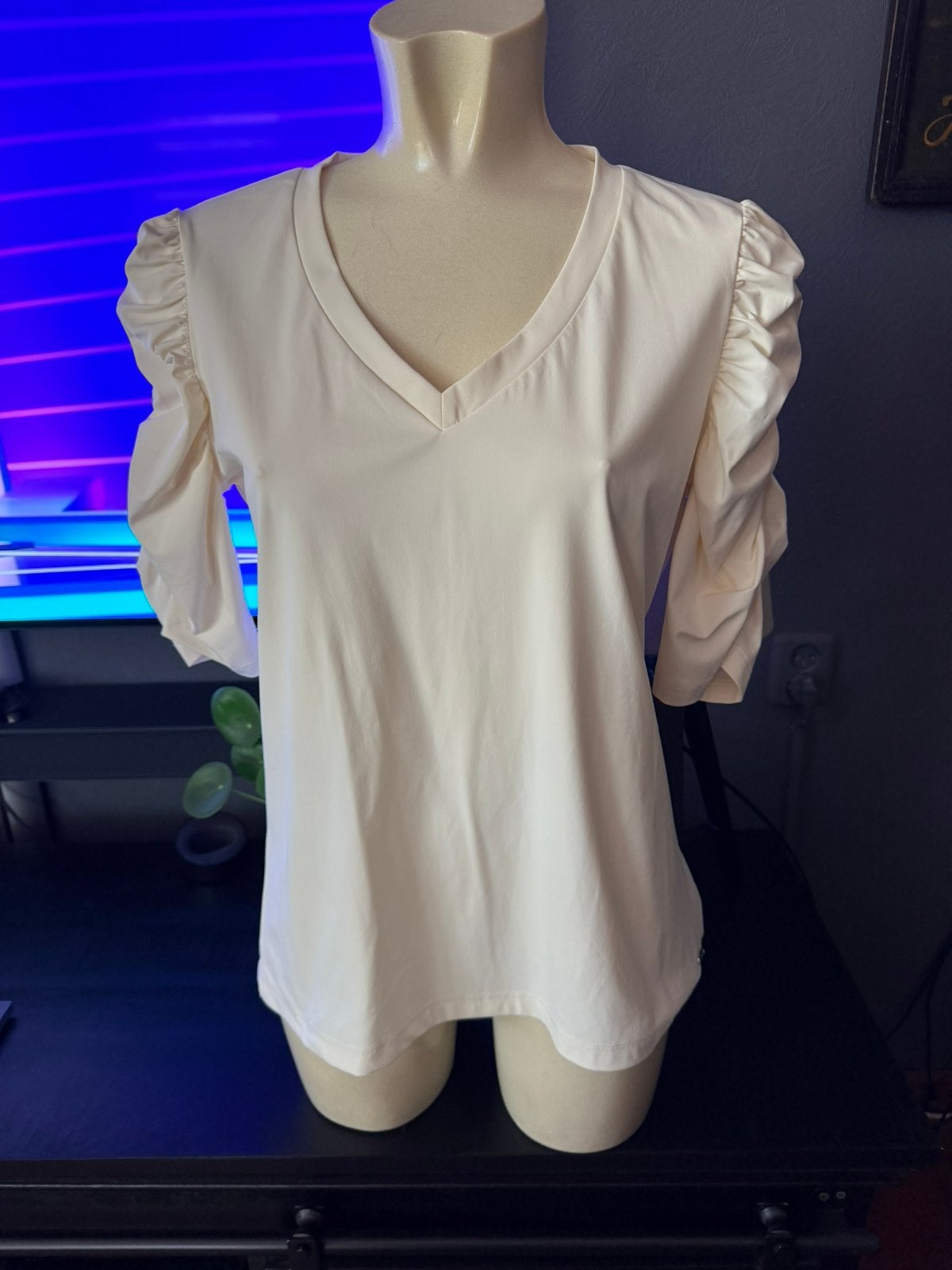 Lady day travelstof top nieuw maat M, Kleding | Dames, Tops, Ophalen, Zo goed als nieuw, Maat 38/40 (M), Korte mouw