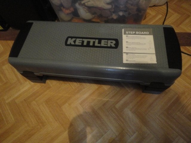 KETTLER STEP BOARD/stepbank - zwart/grijs aerobic, fitness, Sport en Fitness, Kunststof, Benen, Stepapparaat, Ophalen of Verzenden