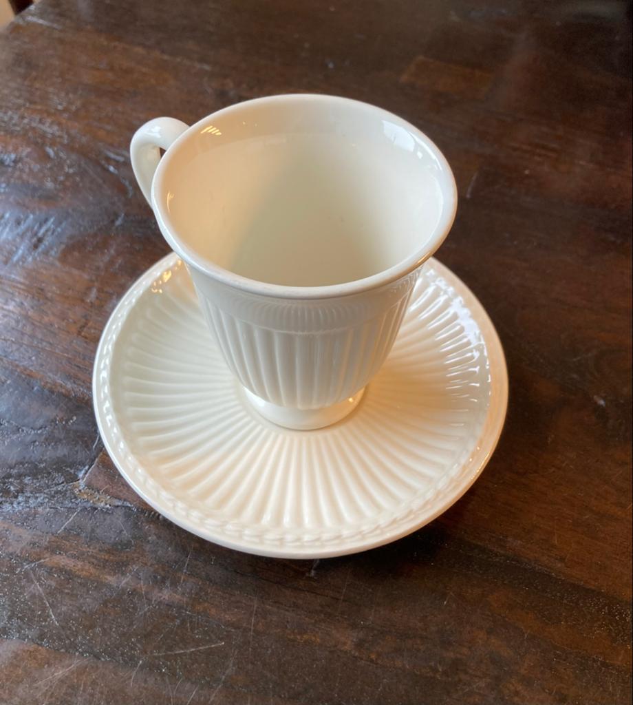 Wedgewood Edme koffiekop, Ophalen of Verzenden, Zo goed als nieuw, Effen, Kop(pen) en/of Schotel(s)
