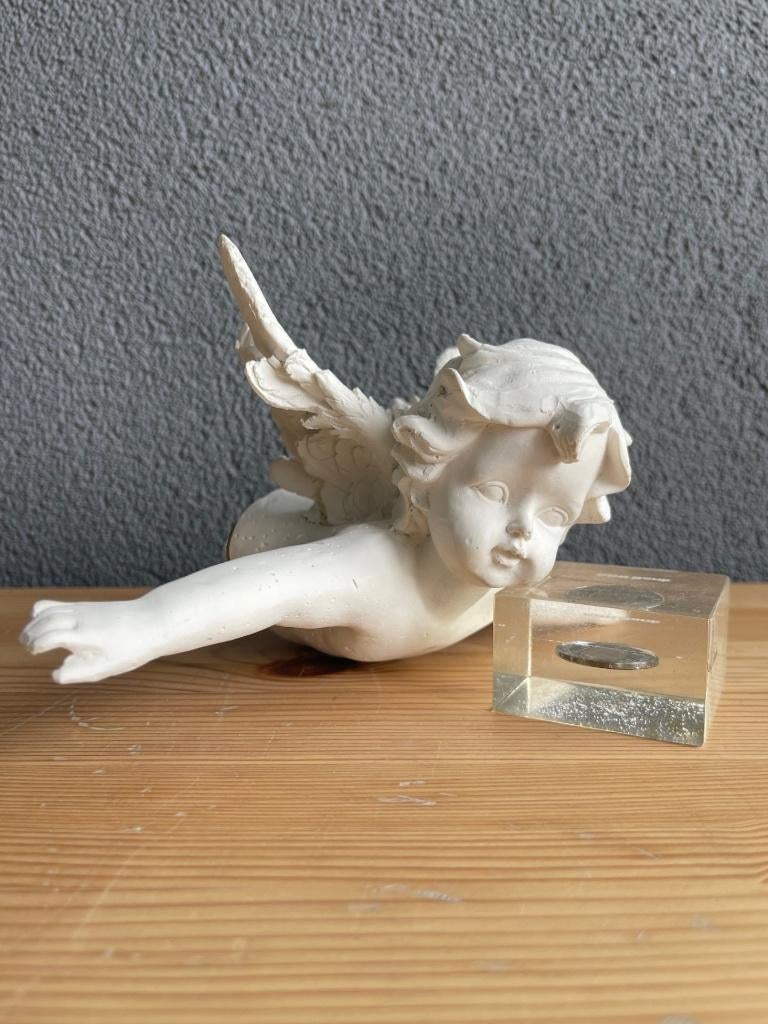 stenen engel om op te hangen, Ophalen of Verzenden, Nieuw