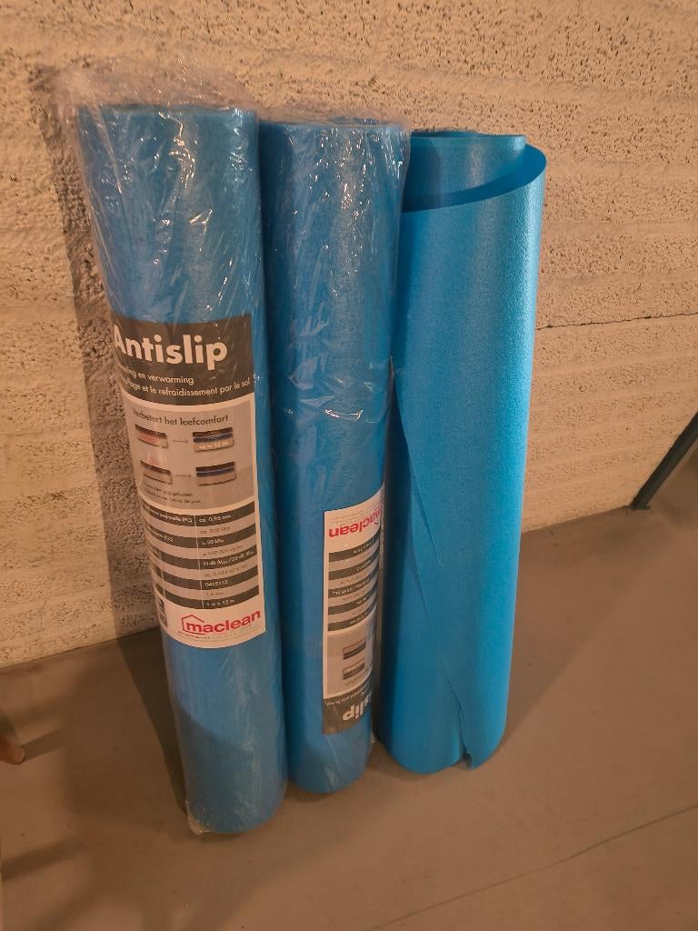 MacLean PVC ondervloer 10 dB – 2 nieuwe rollen + extra, Ophalen, Overige materialen, 30 cm of meer, 50 tot 150 cm