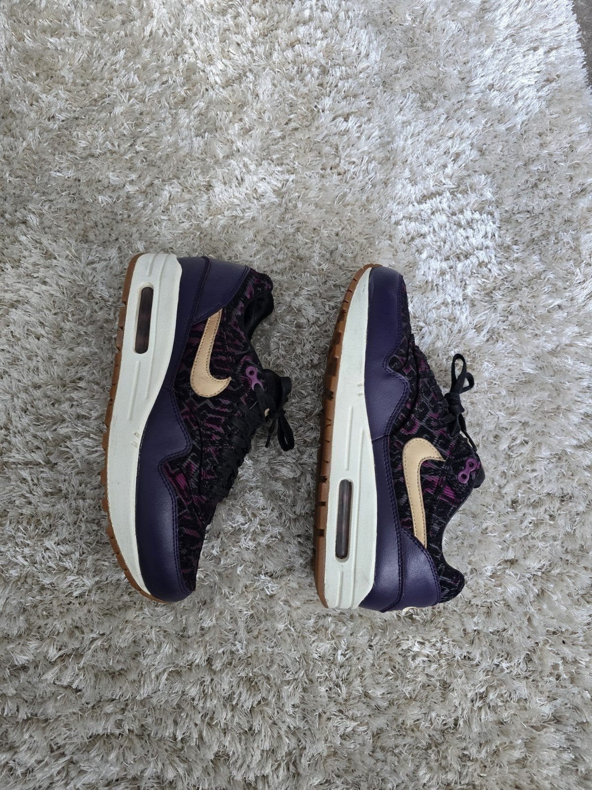 Nike Air Max 1 Purple origineel sneakers maat 38.5 zgan, Nike Air Max 1, Overige kleuren, Ophalen of Verzenden, Sneakers of Gympen