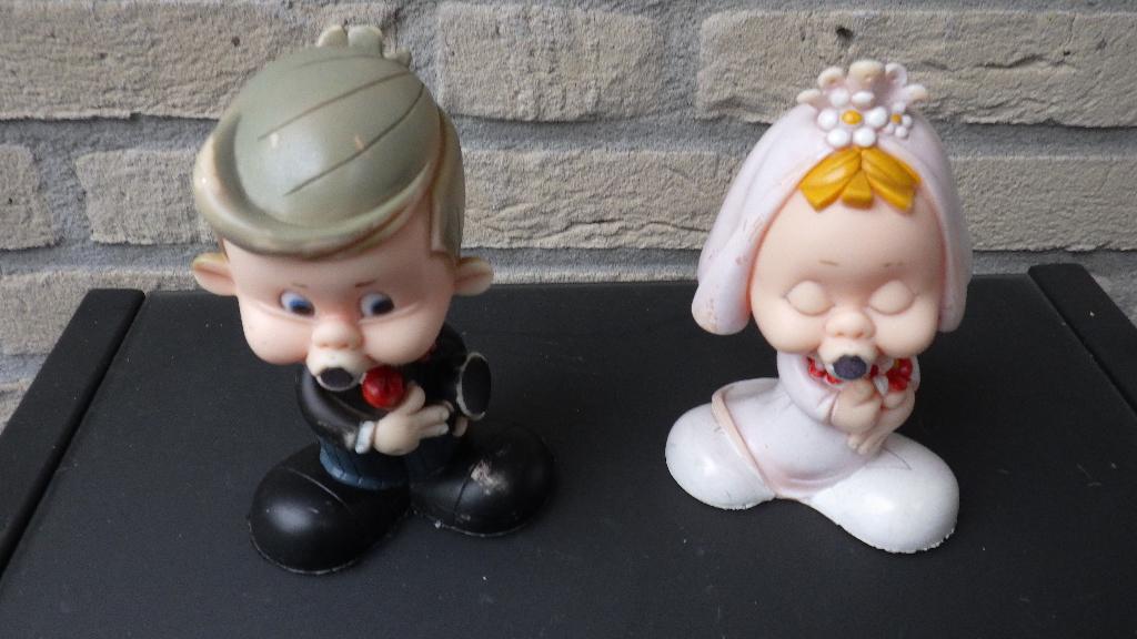 mooie 'knik-poppetjes' van kunststof, Ophalen of Verzenden, Huis en Inrichting