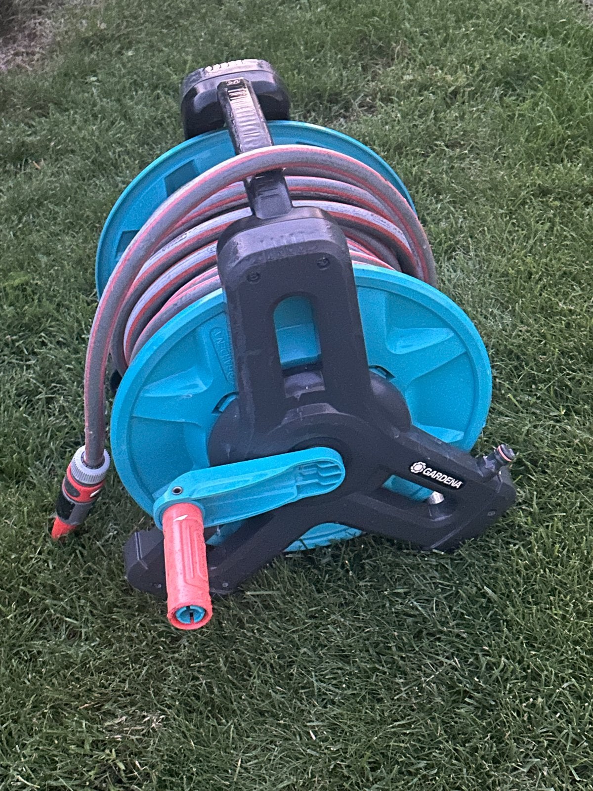 Gardena Tuinslanghaspel met slang, Ophalen, Gebruikt, Tuinslanghaspel