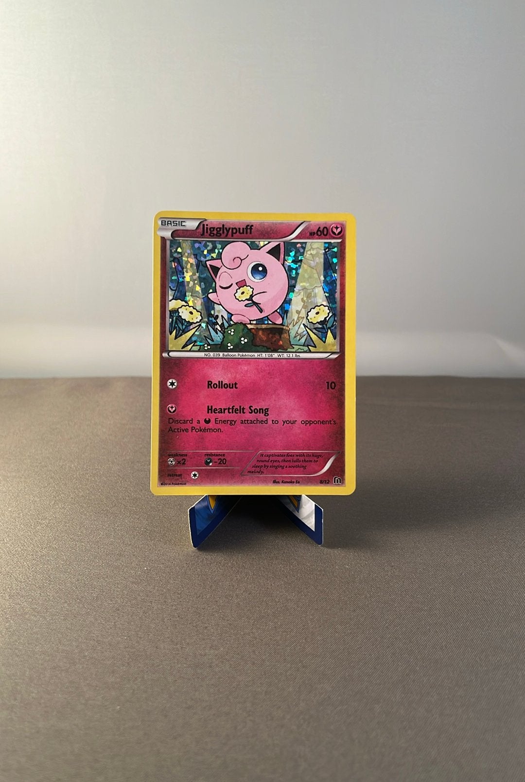 Jigglypuff 8/12 McDonald's Collection 2016 (holo), Ophalen of Verzenden, Gebruikt, Losse kaart, Foil