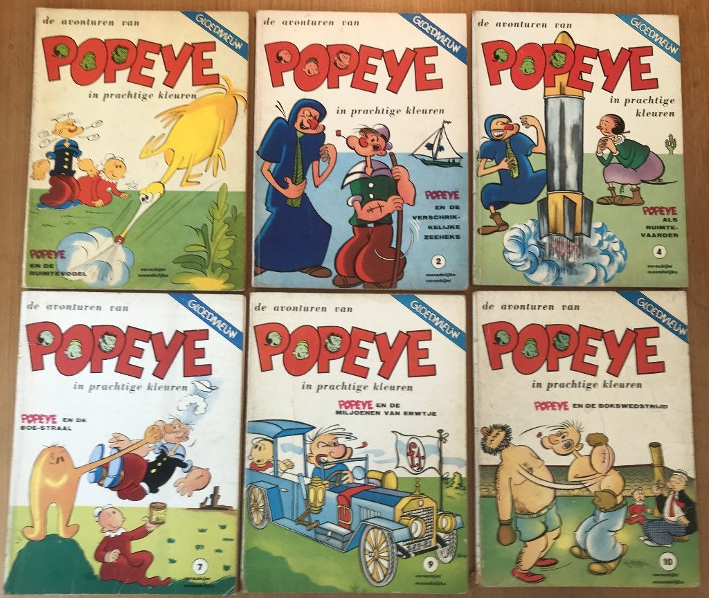 de avonturen van Popeye, Meerdere stripboeken, Ophalen of Verzenden, Gelezen