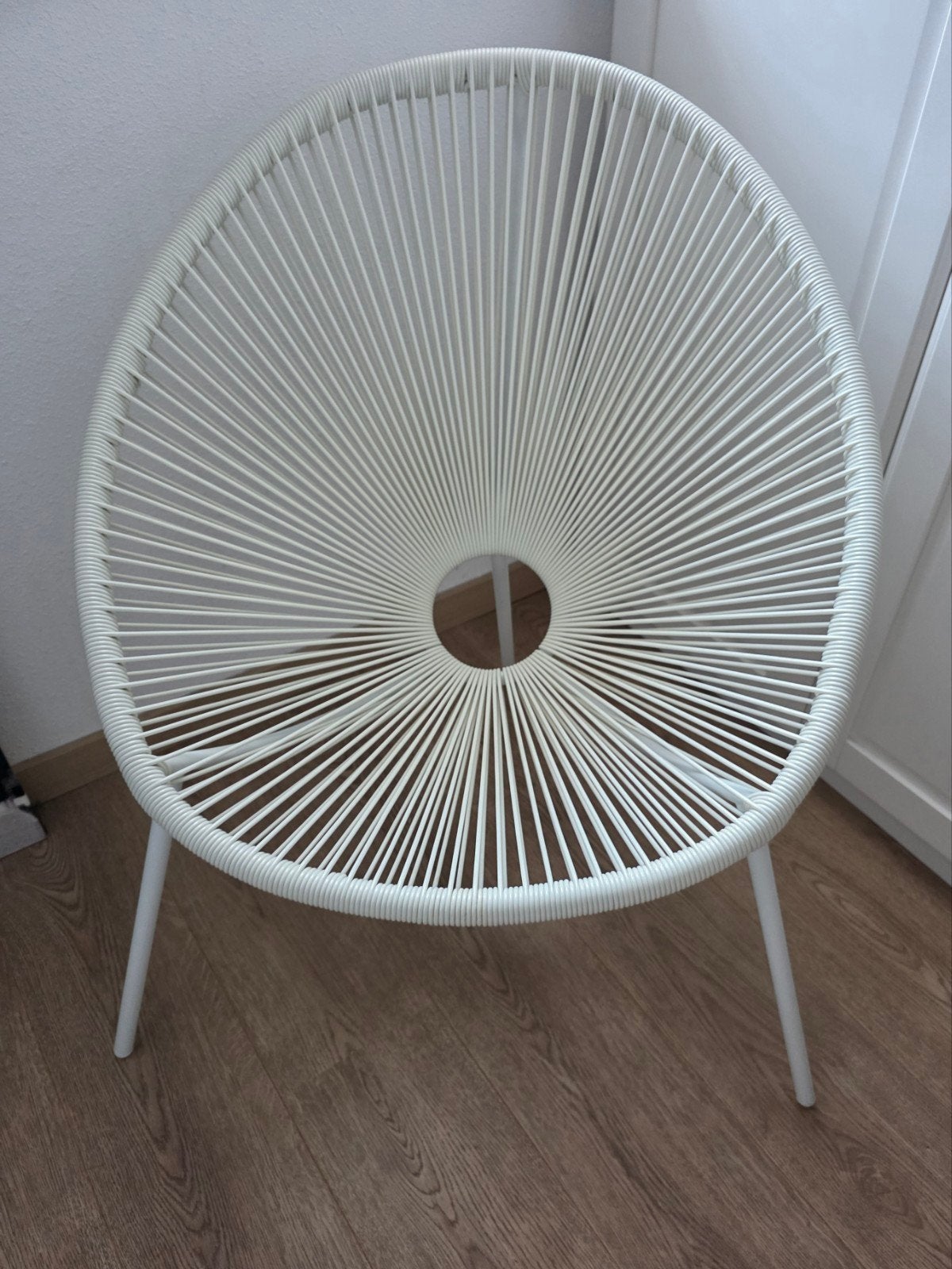 Witte Acapulco stoel, Huis en Inrichting, Ophalen, Gebruikt, Wit, Modern, Acapulco