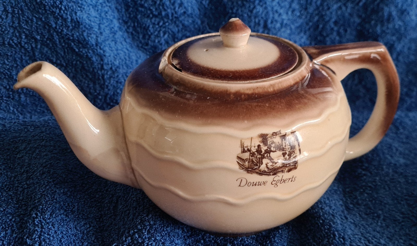 Twee antieke Douwe Egberts koffiepotten - beschadigd, Antiek en Kunst, Ophalen of Verzenden