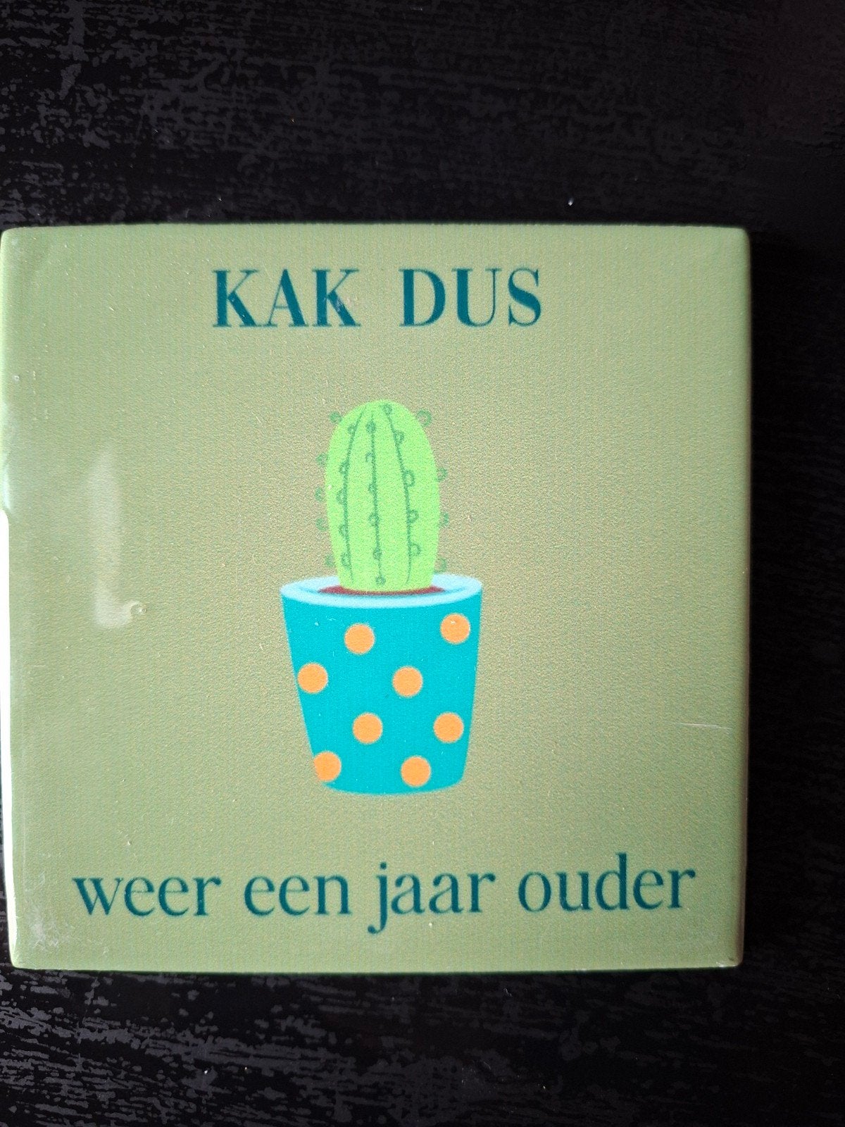 leuk tegeltje met tekst, Tegeltje, Ophalen of Verzenden, Nieuw