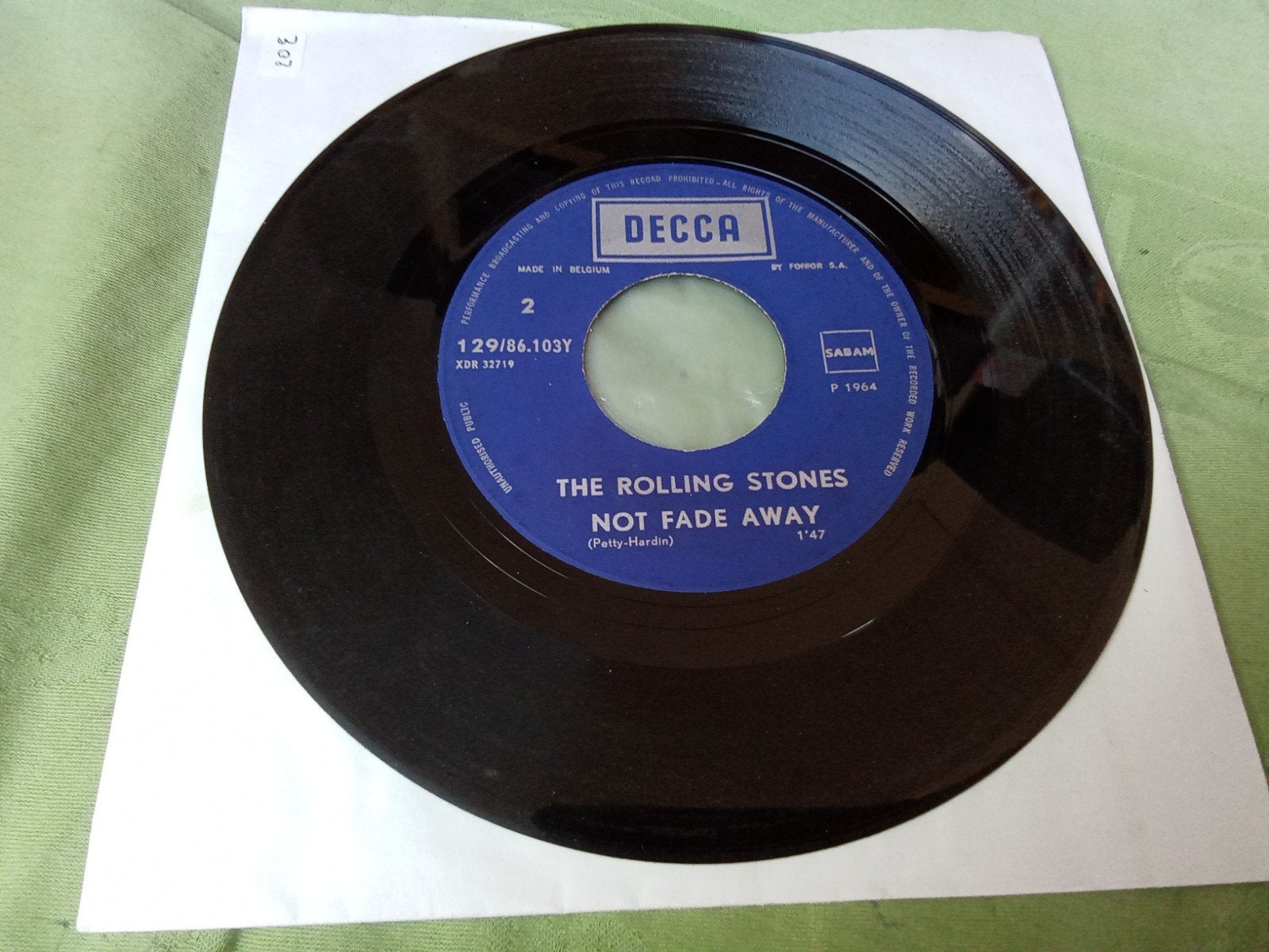 The Rolling Stones.            Carol.  #. not fade away, Cd's en Dvd's, Vinyl Singles, Verzenden, Gebruikt, 7 inch, Pop