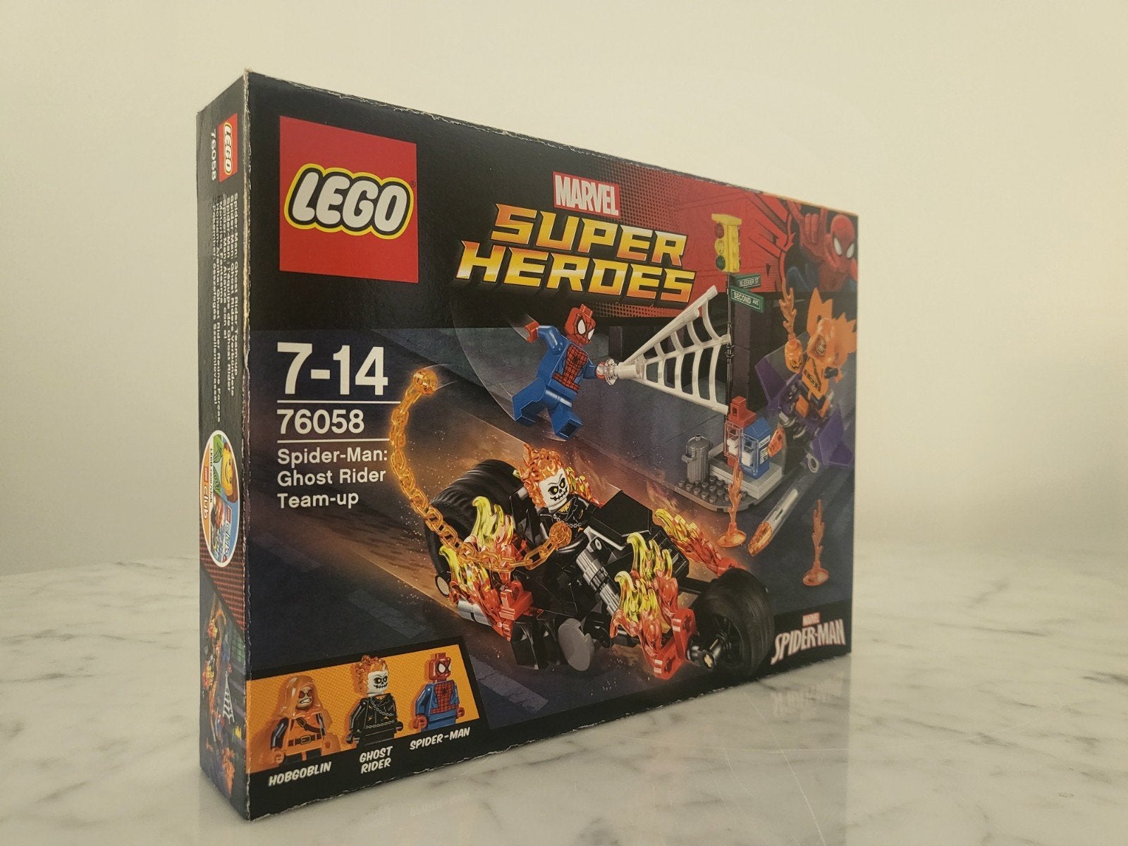LEGO Marvel Super Heroes 76058 Spider-Man Ghost Rider, Ophalen of Verzenden, Nieuw, Complete set, Lego